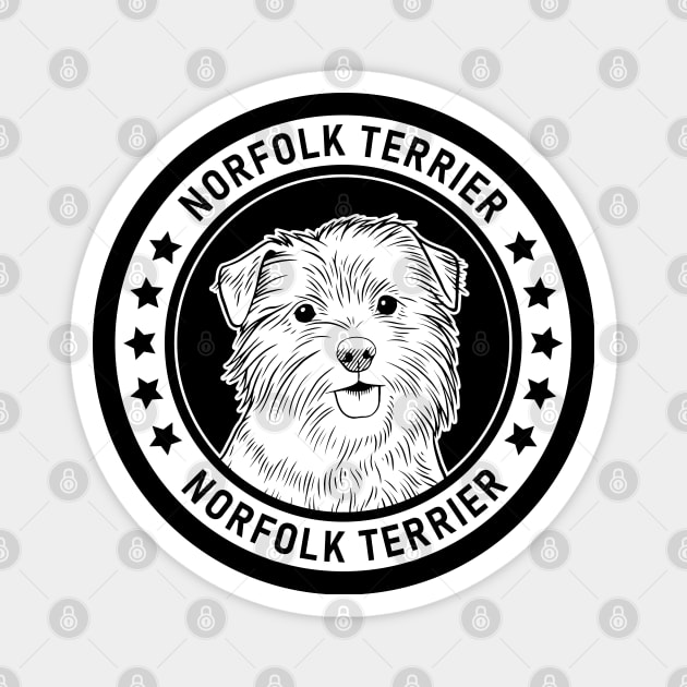 Norfolk Terrier Fan Gift Magnet by millersye